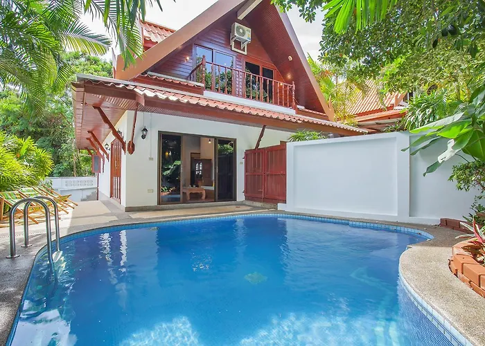 Traditional Thai Villa Nikkie In Tropical Nature, 4Br & Pool, Near Rawai Beach