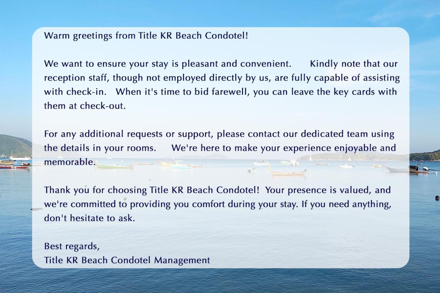 Apartment The Title Kr Beach Condotel Rawai