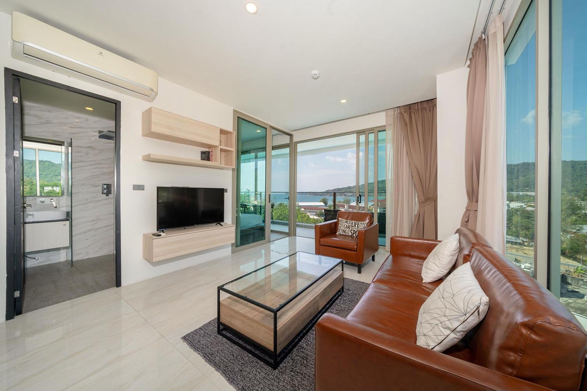 Sea View 2br Oceana C35, Just 5 Min Walk To Kamala *
