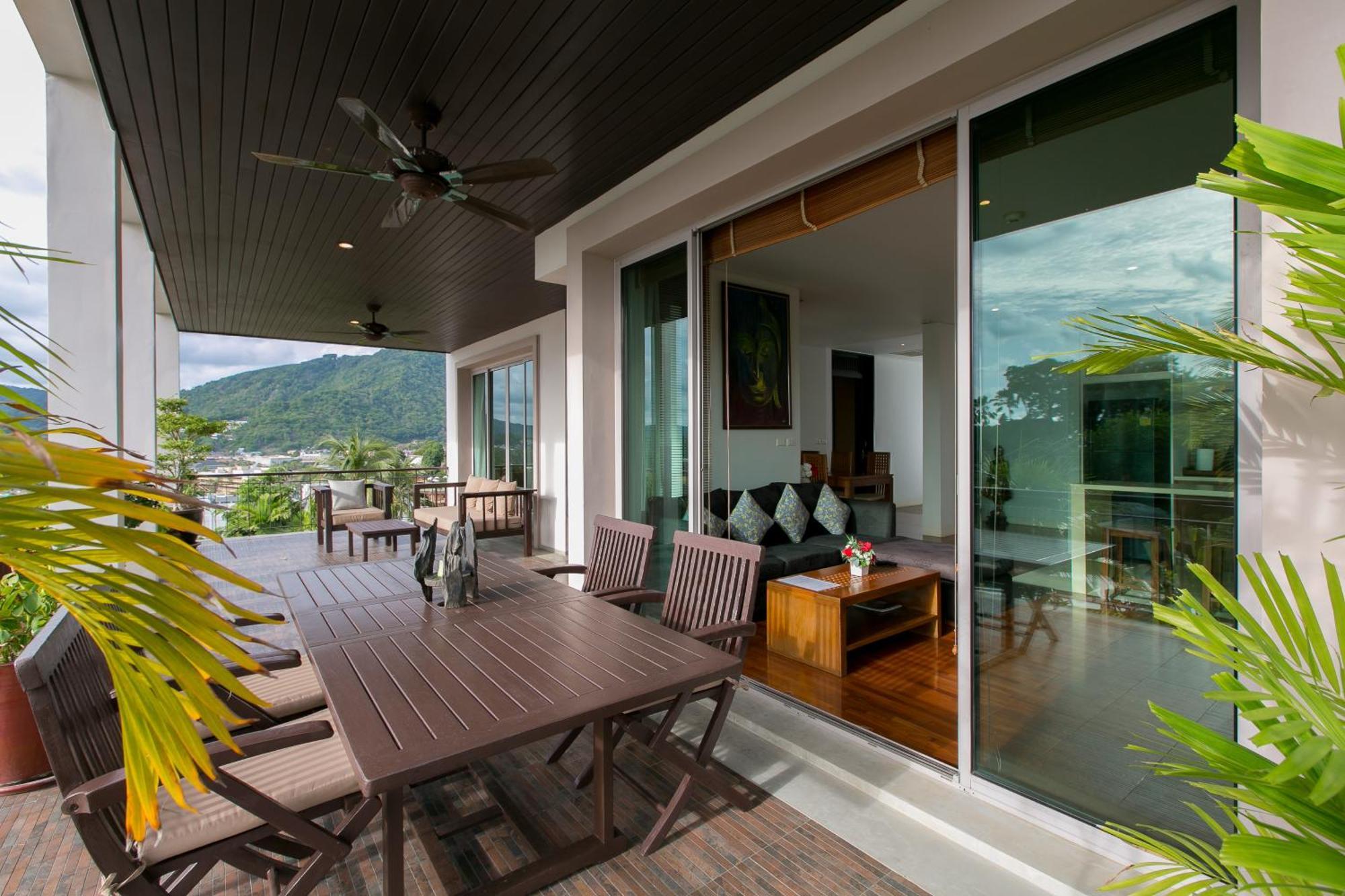 Gardens Penthouse Sea View 4c Near Noi Apartment