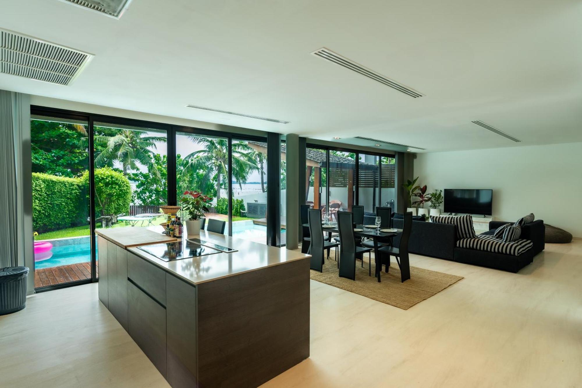 拉威eva11三卧沙滩别墅 出门就是大海 三个卧室都是海景独卫 Villa Phuket