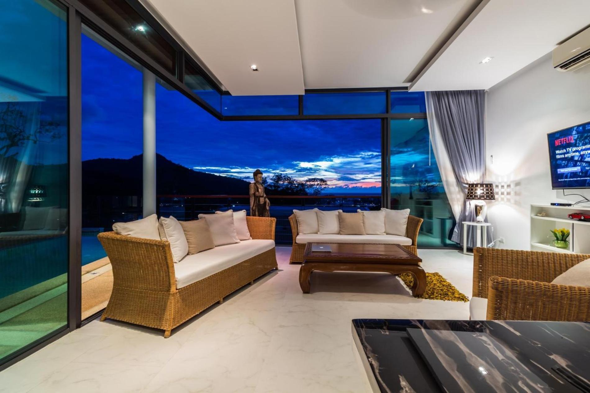 Kamala Sea View -private Pool, Jacuzzi, Maid Villa *