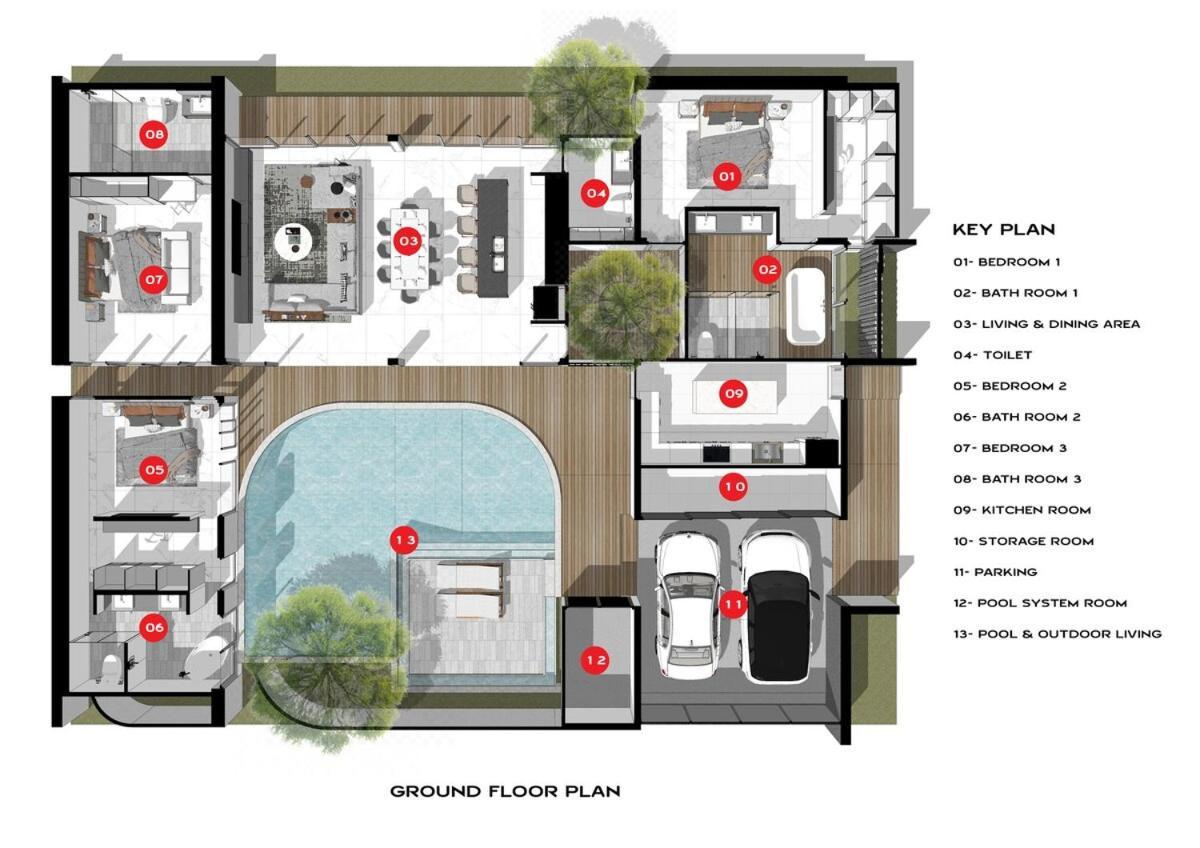 Mandla Collection, White Anda Naiharn Villa