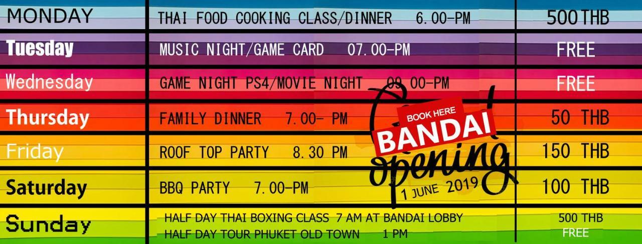 Bandai Ll Poshtel Hostel Phuket